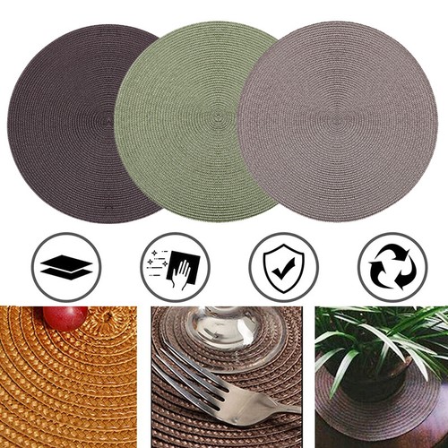 Table place mats large round - place,