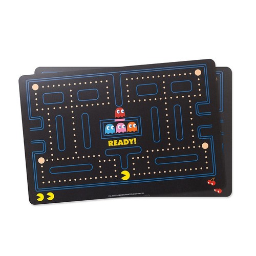 Pac man placemats set 2 - of,