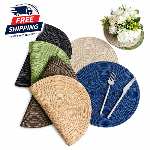 Woven table place mats large - place,
