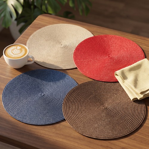Woven table place mats large - woven,