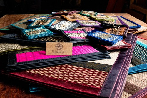 Cccollections hand woven - hand-woven, table