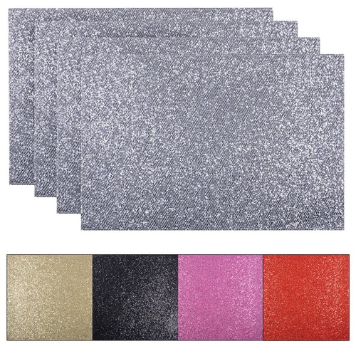 Set placemats glitter - set, 4