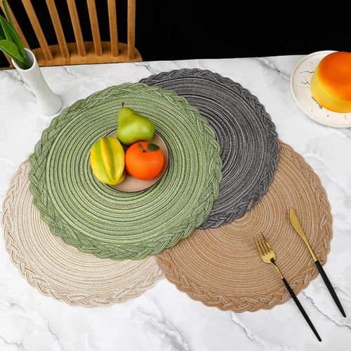 Woven table place mats large - mats,