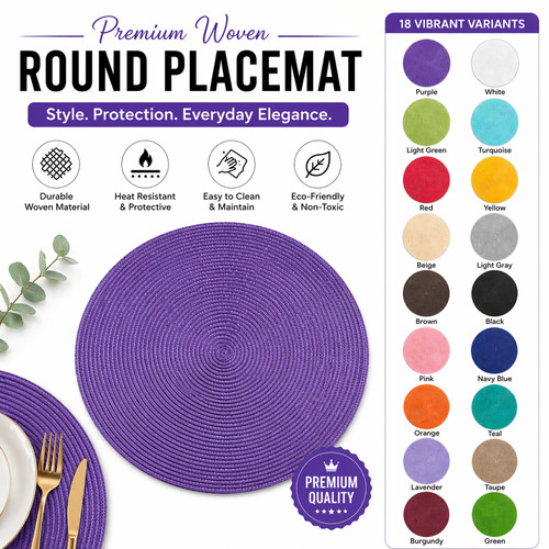 Pcs woven table mats large - pcs,