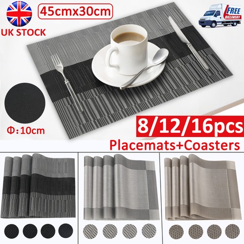 16pcs pvc place mats - pvc,