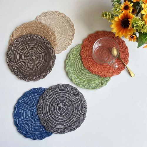 2pcs woven table place mats - 2pcs,