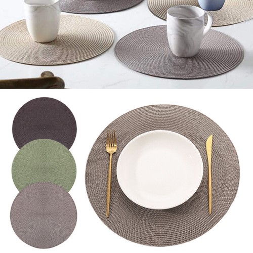 Table place mats large round - table,