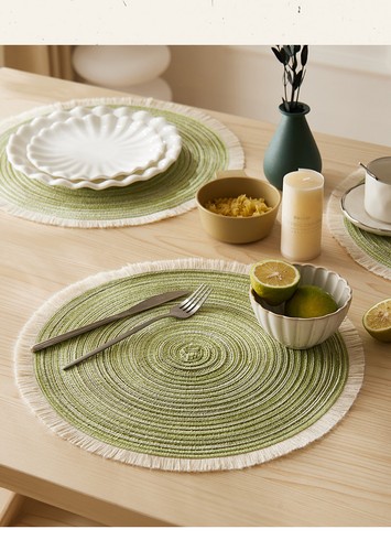 Woven table place mats large - place,